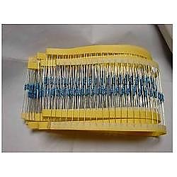 Pack of 100 1/4W carbon film resistors pick value from 1.0 to 100 Ohms FREEPOST 